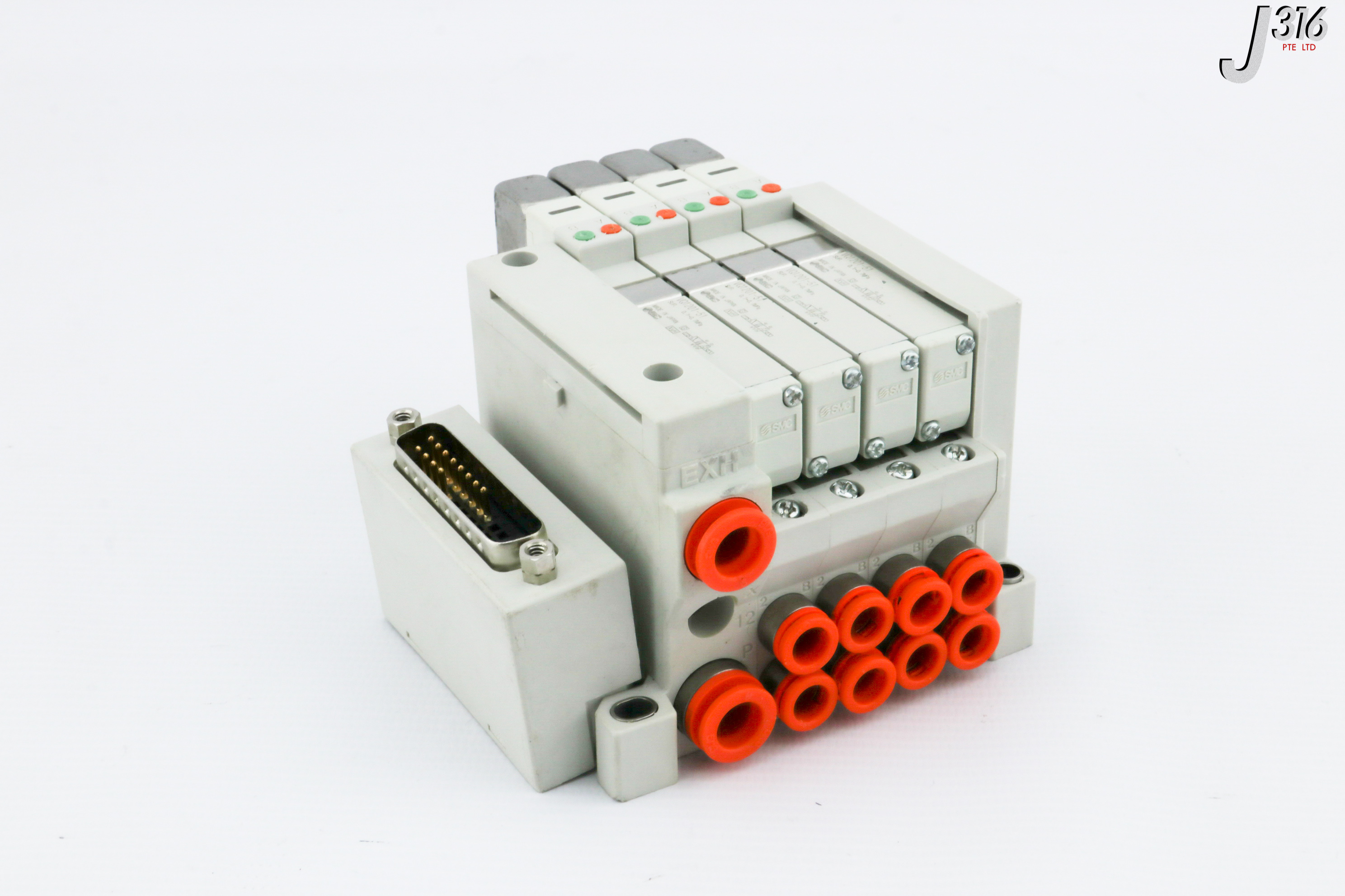 Buyu 29851 SMC 4-SLOT PNEUMATIC MANIFOLD, AMAT: 4060-00970 VV5Q11-04